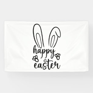 Happy Easter Day Funny Eggs Rabbit Funny T-shirt Banner