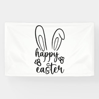 Happy Easter Day Funny Eggs Rabbit Funny T-shirt Banner