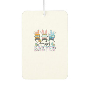 Happy Easter Day Funny School Bus Driver Life Happ Car Air Freshener