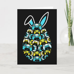 Happy Easter Day Gaming Bunny Egg Funny Gamer For Card