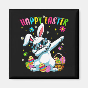 Happy Easter Day Girls Boys Easter Funny Dabbing Magnet