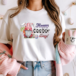 Happy Easter Day Gnome Shirt,  Cute Bunny & Carrot T-Shirt