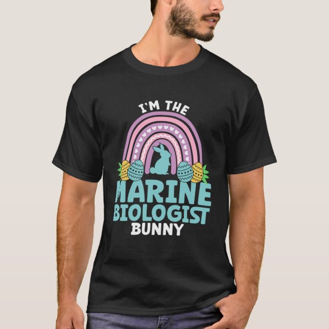 Happy Easter Day I m the Marine Biologist Bunny T-Shirt (Front)