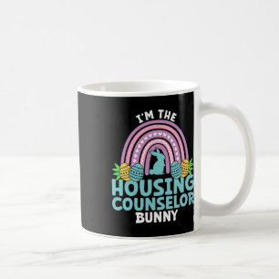 Happy Easter Day I'm The Housing Counsellor Bunny Coffee Mug