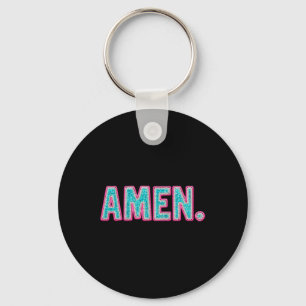 Happy Easter Day Jesus Christian Men Women Kids Key Ring