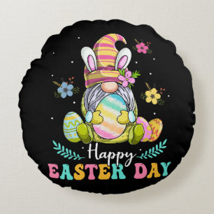 Happy Easter Day Round Cushion