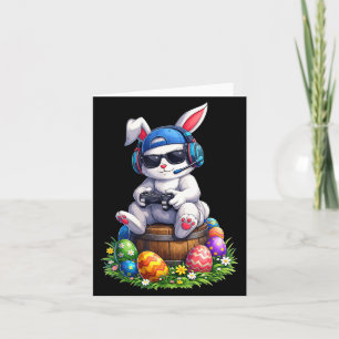 Happy Easter Day Shirts Bunny Egg Video Game Kids Card