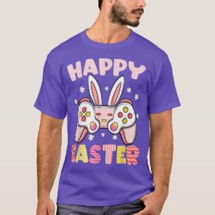 Happy Easter Day Video Game Controller Bunny Gamer T-Shirt