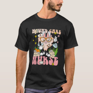 Happy Easter Day Wound Care Nurse Bunny Nurse Spec T-Shirt