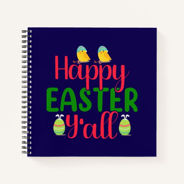 Happy Easter Day Y'all-29791 Notebook (Front)