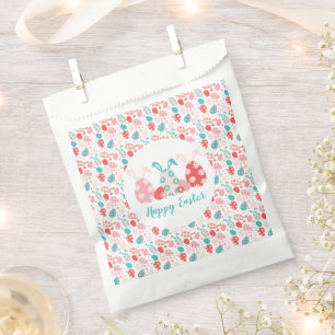 Happy Easter Decorated Eggs Bunny Ears Favour Bag