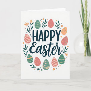 Happy Easter Decoration Card