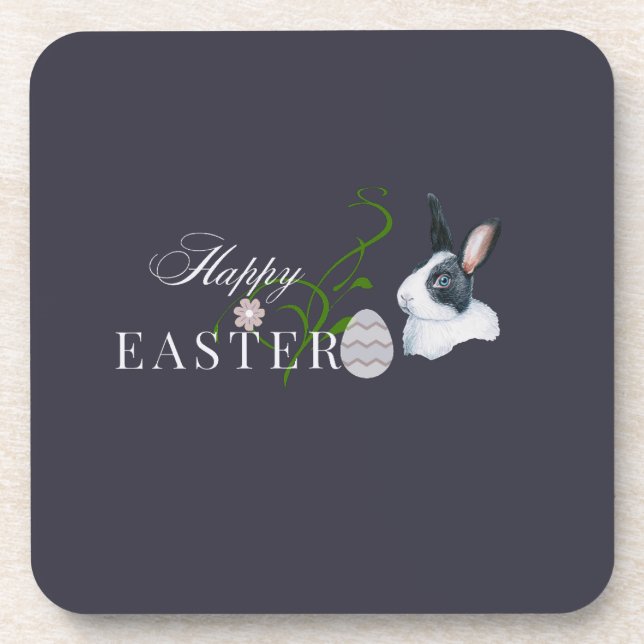 Happy Easter Design     Coaster (Front)