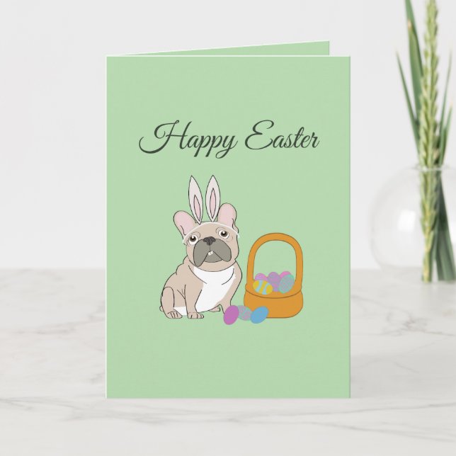 Happy Easter, dog Card (Front)