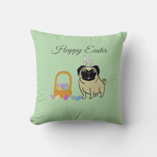 Happy Easter, dog Cushion