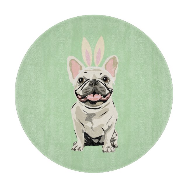 Happy Easter, dog Cutting Board (Front)