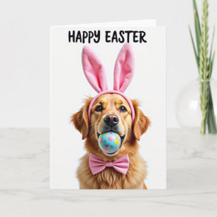 Happy Easter Dog Portrait Card