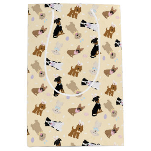 Happy Easter Dogs Medium Gift Bag
