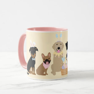 Happy Easter Dogs Mug