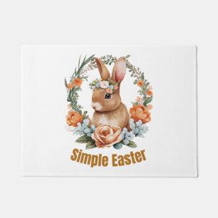 happy easter doormat