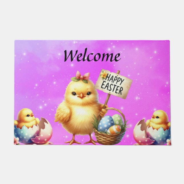 Happy Easter Doormat (Front)