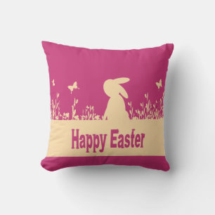 happy Easter,dreamy hare Cushion
