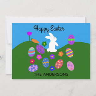 Happy Easter Easter Bunny #3 Holiday Card