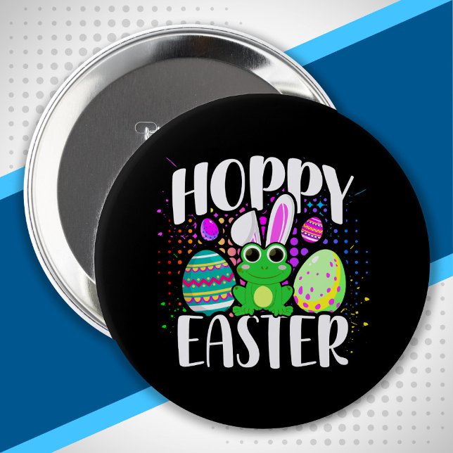 Happy Easter - Easter Egg Hunt - Hoppy Easter 10 Cm Round Badge (Creator Uploaded)