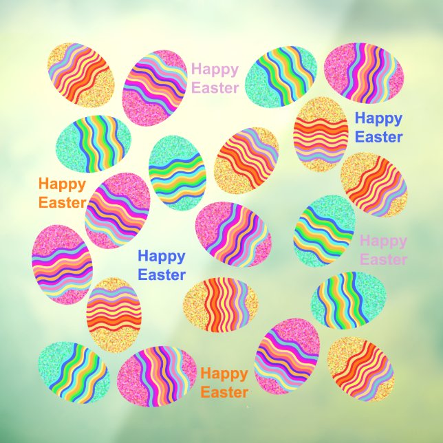 Happy Easter Easter eggs (Sheet 3)