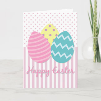 Happy Easter Easter Eggs Card