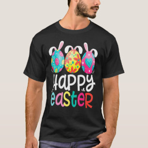 Happy Easter Easter Eggs Egg Hunting Loves Bunny E T-Shirt