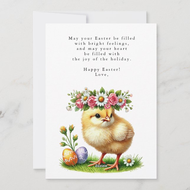 happy easter,easter greeting cards,easter greeting holiday card (Back)