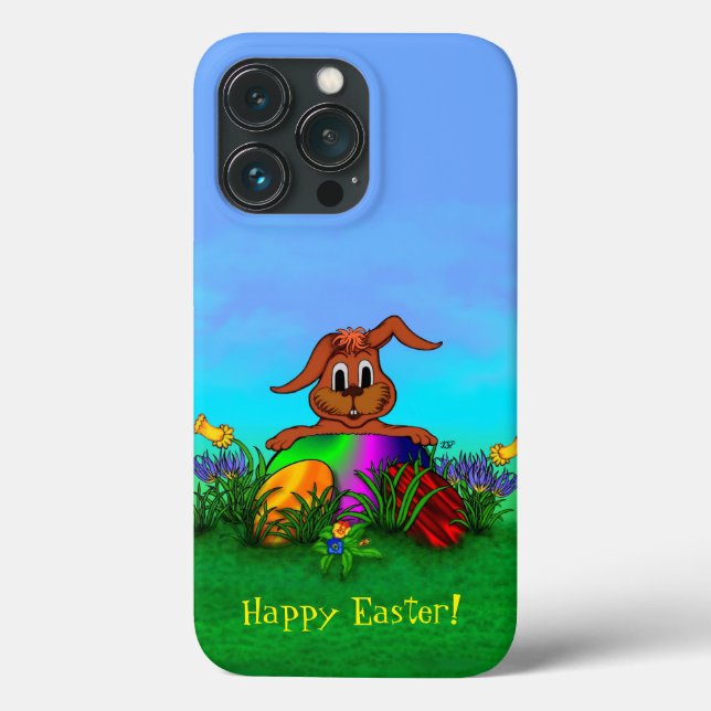 Happy Easter! Easter Rabbit Case-Mate iPhone Case (Back)