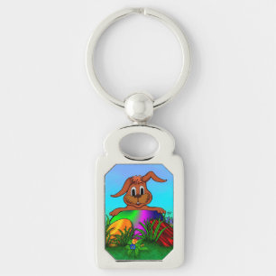 Happy Easter! Easter Rabbit Key Ring