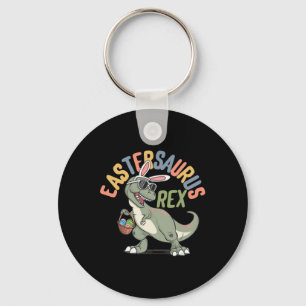 Happy Easter Eastersaurus Rex T-rex Kids Boys Todd Key Ring