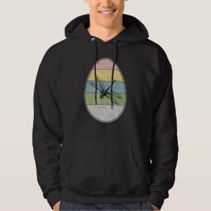 Happy Easter Egg Dragonfly Graphic Cool Easter Day Hoodie