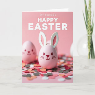 Happy Easter Egg Friends Card