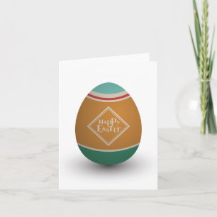 happy easter egg holiday card