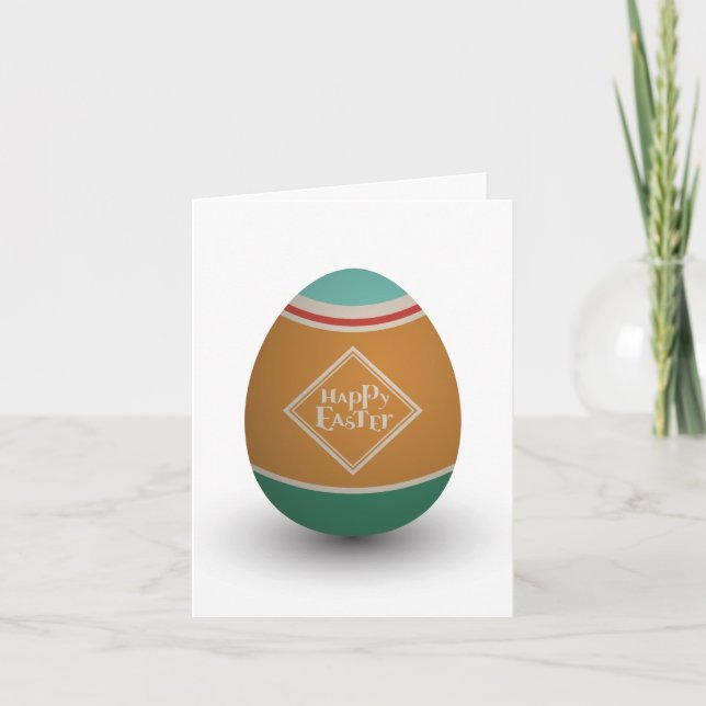 happy easter egg holiday card (Front)