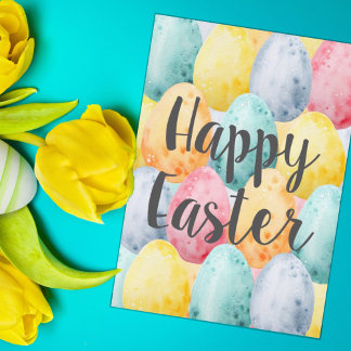 Happy Easter Egg Holiday Card