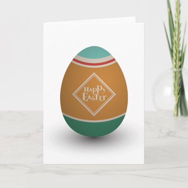 happy easter egg holiday card (Front)