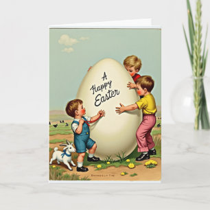 Happy Easter Egg Hunt Card