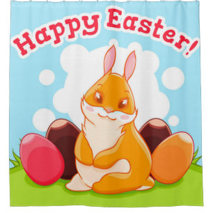 Happy Easter Egg Hunt Shower Curtain