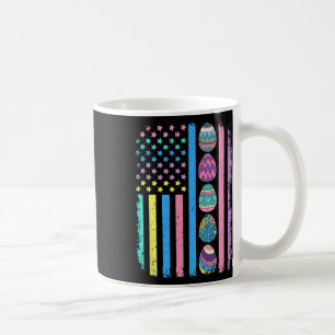 Happy Easter Egg Hunting Usa American Flag Men Wom Coffee Mug