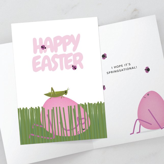 Happy Easter Egg in Hiding | Spring Scene Card (Creator Uploaded)