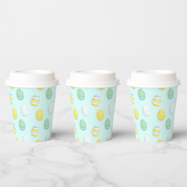 Happy Easter Egg Pattern  Paper Cups (Multi)