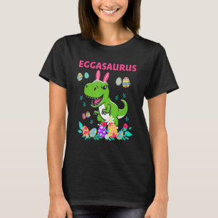 Happy Easter Eggasaurus Dino Eat All The Fried Egg T-Shirt