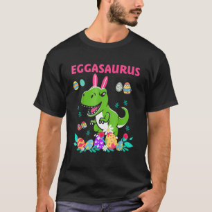 Happy Easter Eggasaurus Dino Eat All The Fried Egg T-Shirt