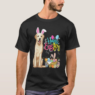 Happy Easter Eggs Bunny Dog Labrador Retriever Boy T-Shirt
