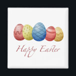 Happy Easter eggs  Magnet<br><div class="desc">Watercolor Happy Easter eggs</div>